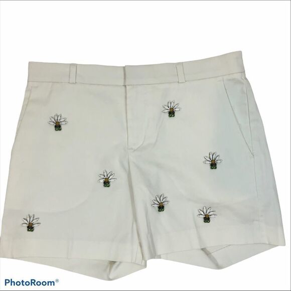 Banana‎ Republic Jeweled White Chino Shorts 2 - Picture 1 of 10